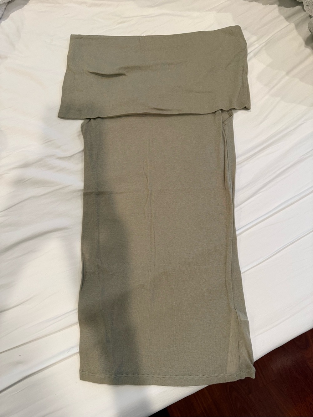 Massimo Dutti off shoulder shirt